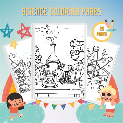 Image result for Science Coloring Pages