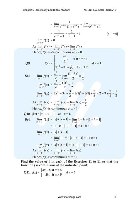 Image result for Maths Class 12th Chapter 5 All Example