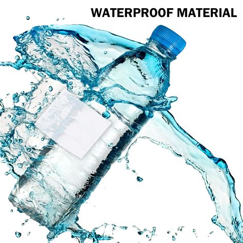 Buy 60 Pieces Blank Water Bottle Label Stickers,Self-Adhesive ...