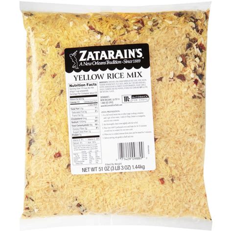 Zatarain's Yellow Rice Mix (51 oz) Delivery or Pickup Near Me - Instacart