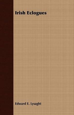 Buy Irish Eclogues Book Online at Low Prices in India | Irish Eclogues ...