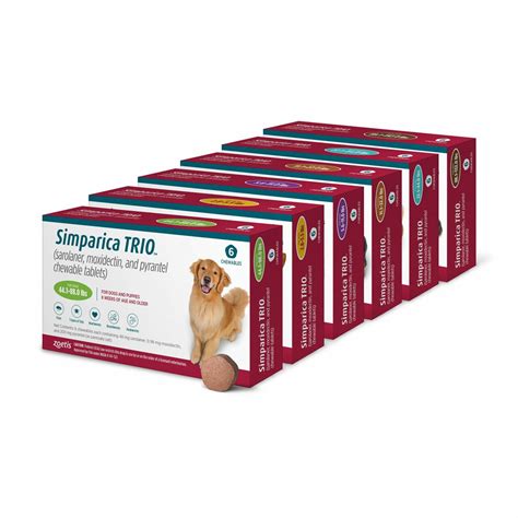 Simparica Trio Chewable Tablets for Dogs | Flea Treatment
