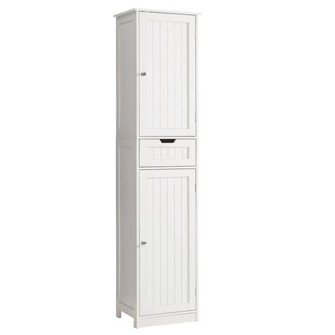 Buy IWELL Tall Linen Tower Cabinet, Freestanding Bathroom Cabinet with ...