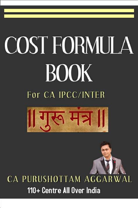 Costing Formulas and Standards: Comprehensive Study Notes for ACC123 ...