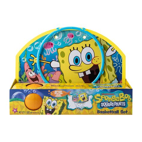 Nickelodeon SpongeBob SquarePants Indoor Basketball Set (1 set ...