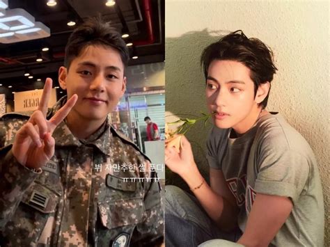 'Most handsome soldier Kim Taehyung': BTS' V's new viral photo in ...