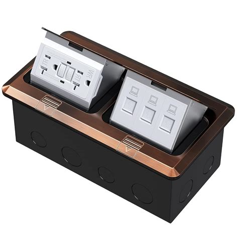 The Ultimate Guide to KYHSHJ Dual Pop-Up Floor Electrical Outlet Box ...