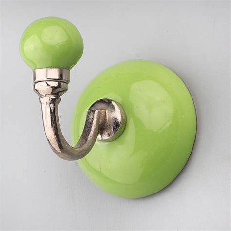 Solid Lime Wall Hooks