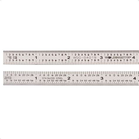 Buy WeldingStop 6 in Machinist Ruler Scale 5R 10ths 1/100 1/32 1/64 ...