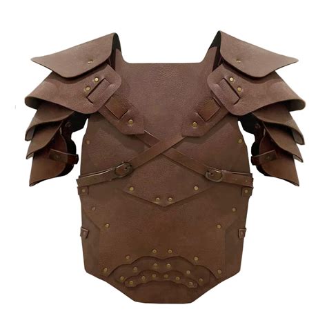 Buy UyecosDeluxe Medieval Chest Armor Viking Warrior Adjustable Leather ...
