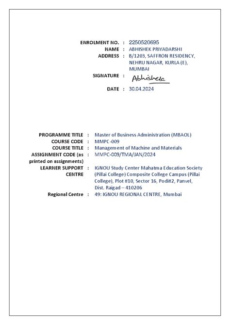 Image result for Mmpc016 Solved Assignment