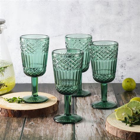 Goblet- Green – The Decor Mart