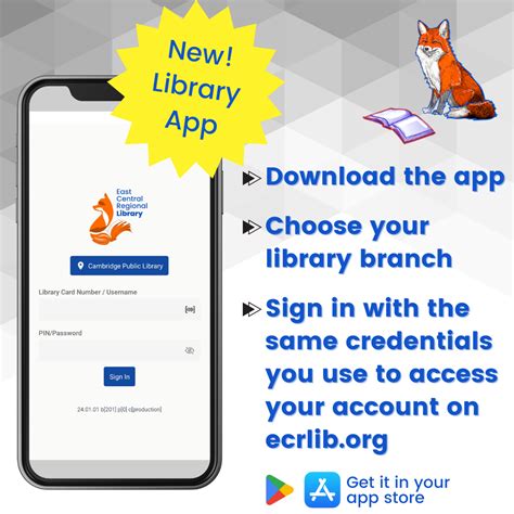 East Central Regional Library App Now Available! - ECRL