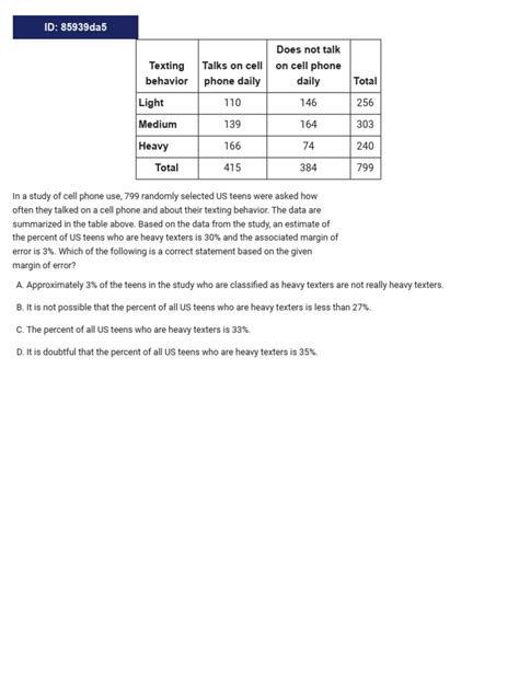 Sample Statistics (Hard) | PDF | Sampling (Statistics) | Sample Size Determination