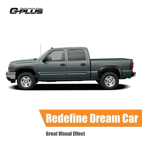 G-PLUS Fender Flares, Compatible with1999-2006 Chevy Silverado/1999 ...