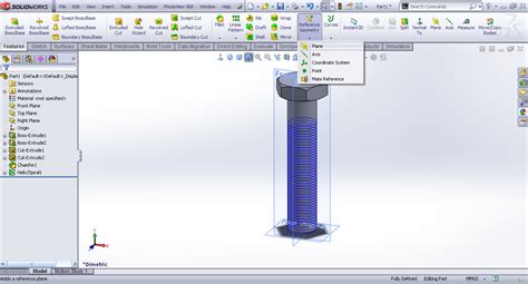 SolidWorks Thread Bolt 的图像结果