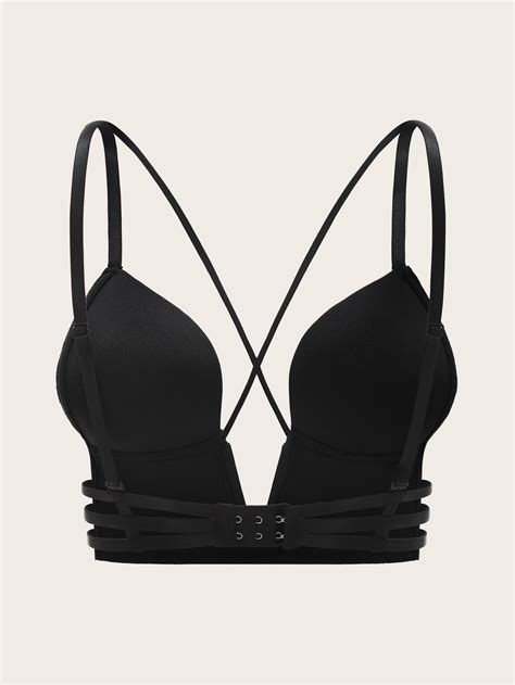 Criss Cross Back Seamless Bra | ROMWE