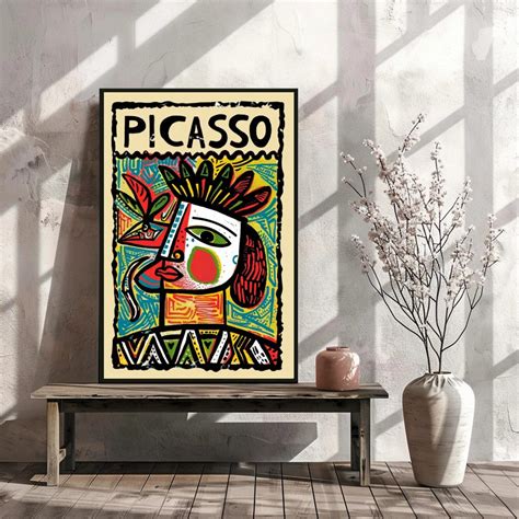 Vintage Poster, Simple Shapes, Cubism Picasso Art Style, Minimalist ...