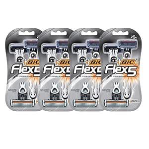 BIC Flex 5 Disposable Razors, 8 ct. : Amazon.in: Health & Personal Care