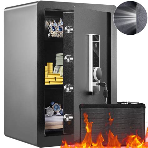 VEVOR Safe 2.2 Cubic Feet Home Safe Steel for Cash Gold 15.75x13x23.6 ...