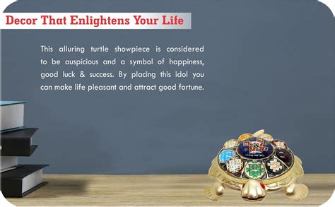Buy Saubhagya Global Vastu - Feng Shui Wish Fulfilling Brass Tortoise ...