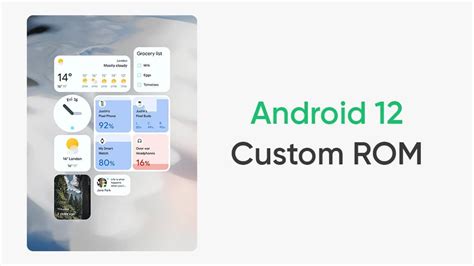 Android 12 ROM 的图像结果