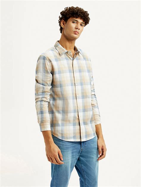 Men's Checkered Multi Color Slim Fit Shirt – Levis India Store