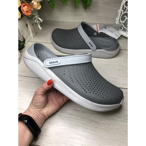 Сабо Кроксы Crocs LiteRide™ Clog Graphite - купить по цене 2 149 грн. в ...