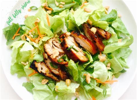 Asian Lettuce Wrap Chicken Chopped Salad