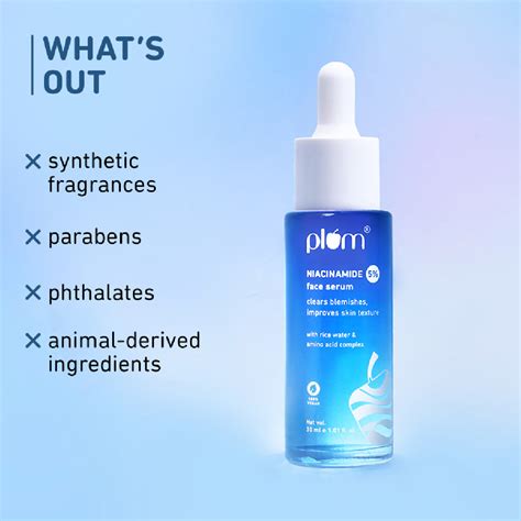 Buy 5% Niacinamide Face Serum With Rice Water for Brighter Skin – Plum