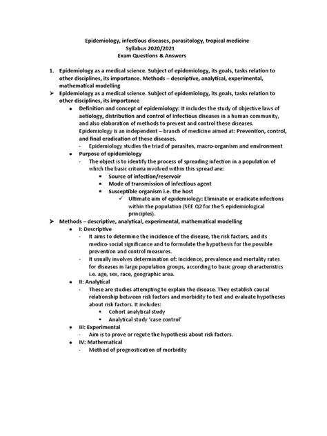 Image result for Epidemiology Study Design Exam Questions PDF