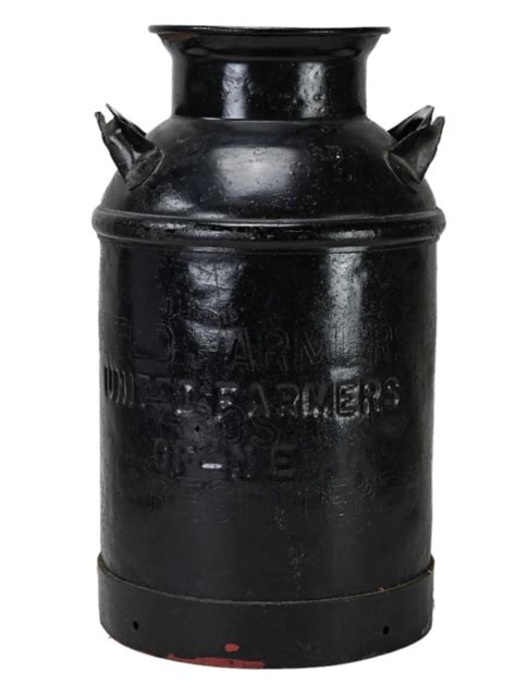 At Auction: Antique Cast Iron Painted Black Milk Jug