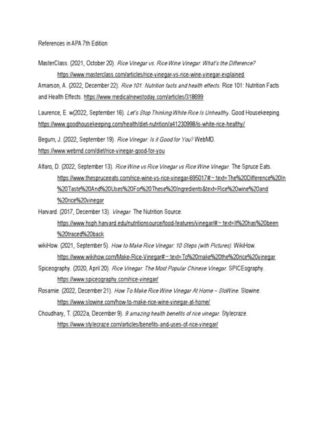 Image result for APA Format for References Sample