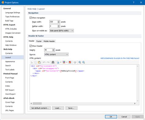 How to Create Online Help From HTML5 的图像结果