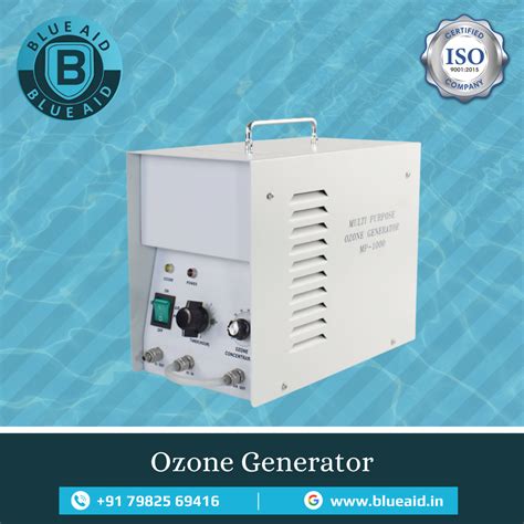 Ozone Generator Manufacturer & Supplier in Gurugram, Haryana | Blue Aid