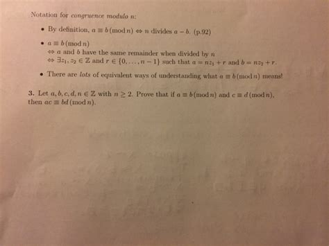 Image result for Congruence Modulo N Formula