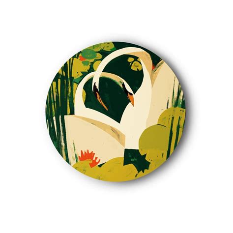Pair of Mute Swans Canvas (Matte Finish) – The Artment