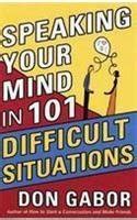 Amazon.in: Buy Speaking Your Mind In 101 Difficult Situations Book ...