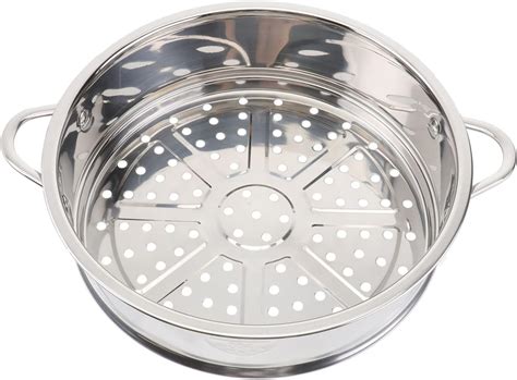 Amazon.com: STOBAZA Food Steamer Round Basket 22cm Steamer Basket ...