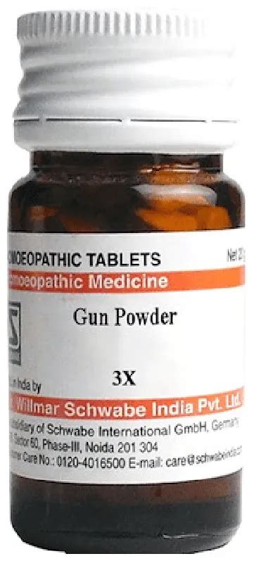 Dr. Willmar Schwabe India Gun Powder Trituration Tablet