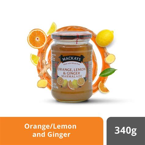 Buy Marmalade Orange Lemon And Ginger Online - Mackays Jams & Jellies ...