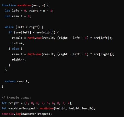 Image result for Trapping Rainwater Problem Using Two Pointer