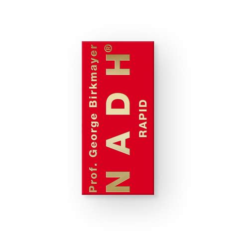 NADH Prof. George Birkmayer Rapid Energy Tablets - 60 High-Quality 20mg ...