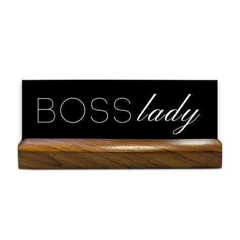 Buy Engraved Office Name Plates For Desk Funny Gift For Boss Female ...