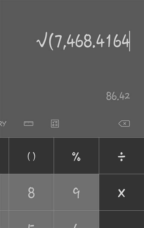 Find the square root of the following into decimal number 7468.4164 ...