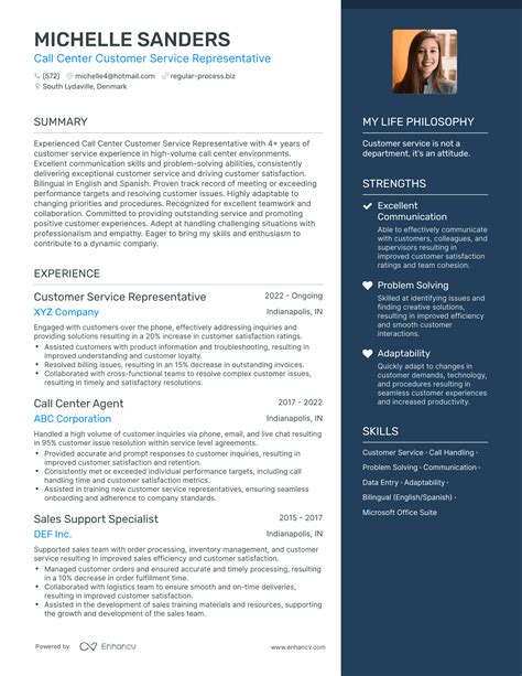 3 Successful Call Center Customer Service Representative Resume Examples And Writing Tips for 2024