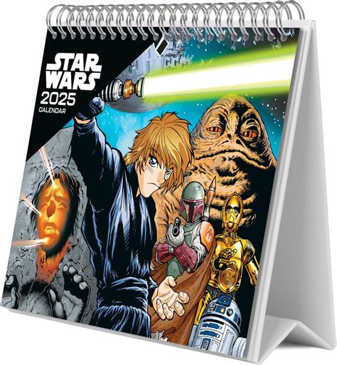 Grupo Erik Star Wars Desk Calendar 2025 | 8 x 7 inches - 20 x 17 cm ...