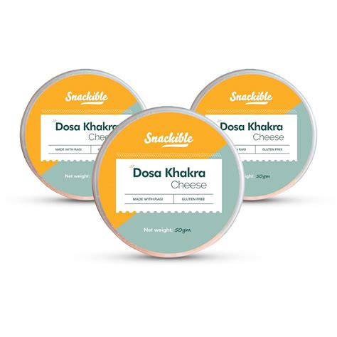 Snackible MU(N) CH BETTER Cheese Dosa Khakra-50 Gm(Pack Of 3) : Amazon ...