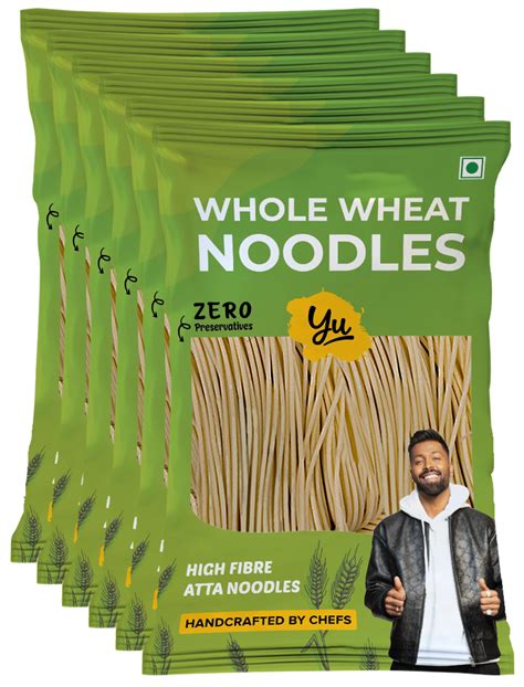 Yu Foodlabs Whole Wheat Noodles - 100% Atta & Zero Maida - Easy To ...