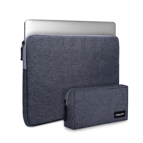 Craloft Polyester MacBook Laptop Sleeve Cover Bag 16 Inch with Charger ...